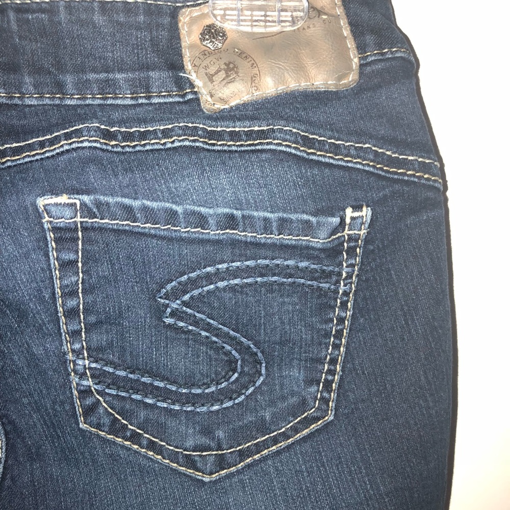 Silver skinny jeans!